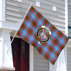 Trotter Tartan Crest House Flag