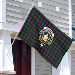 Urquhart Modern Tartan Crest House Flag