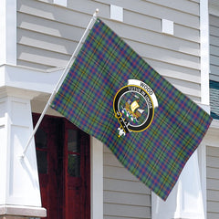 Wood Tartan Crest House Flag