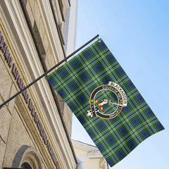 Blackadder Tartan Crest House Flag