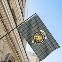 Campbell Faded Tartan Crest House Flag