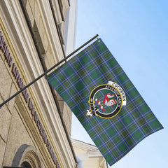 Cockburn Ancient Tartan Crest House Flag