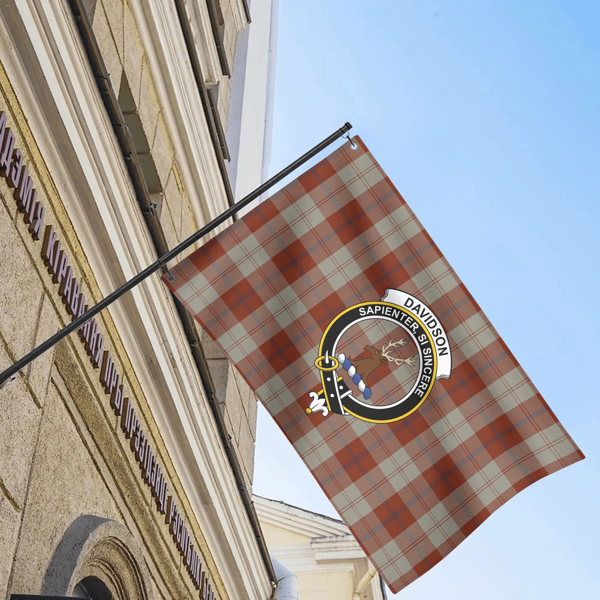 Davidson Dress Dancers Tartan Crest House Flag