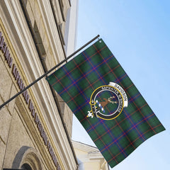 Davidson Modern Tartan Crest House Flag