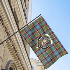 Glass Tartan Crest House Flag