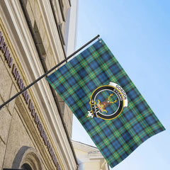 Gordon Ancient Tartan Crest House Flag