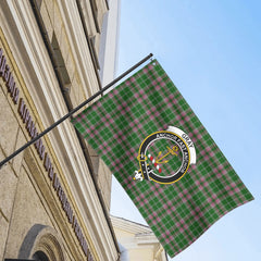 Gray Hunting Tartan Crest House Flag