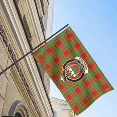 Grierson Tartan Crest House Flag