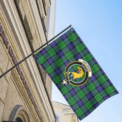 Haldane Tartan Crest House Flag