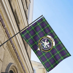 Inglis Modern Tartan Crest House Flag