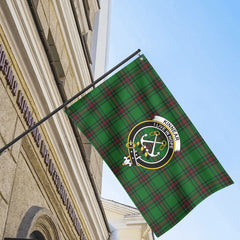 Kinnear Tartan Crest House Flag
