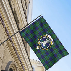 MacCallum Modern Tartan Crest House Flag
