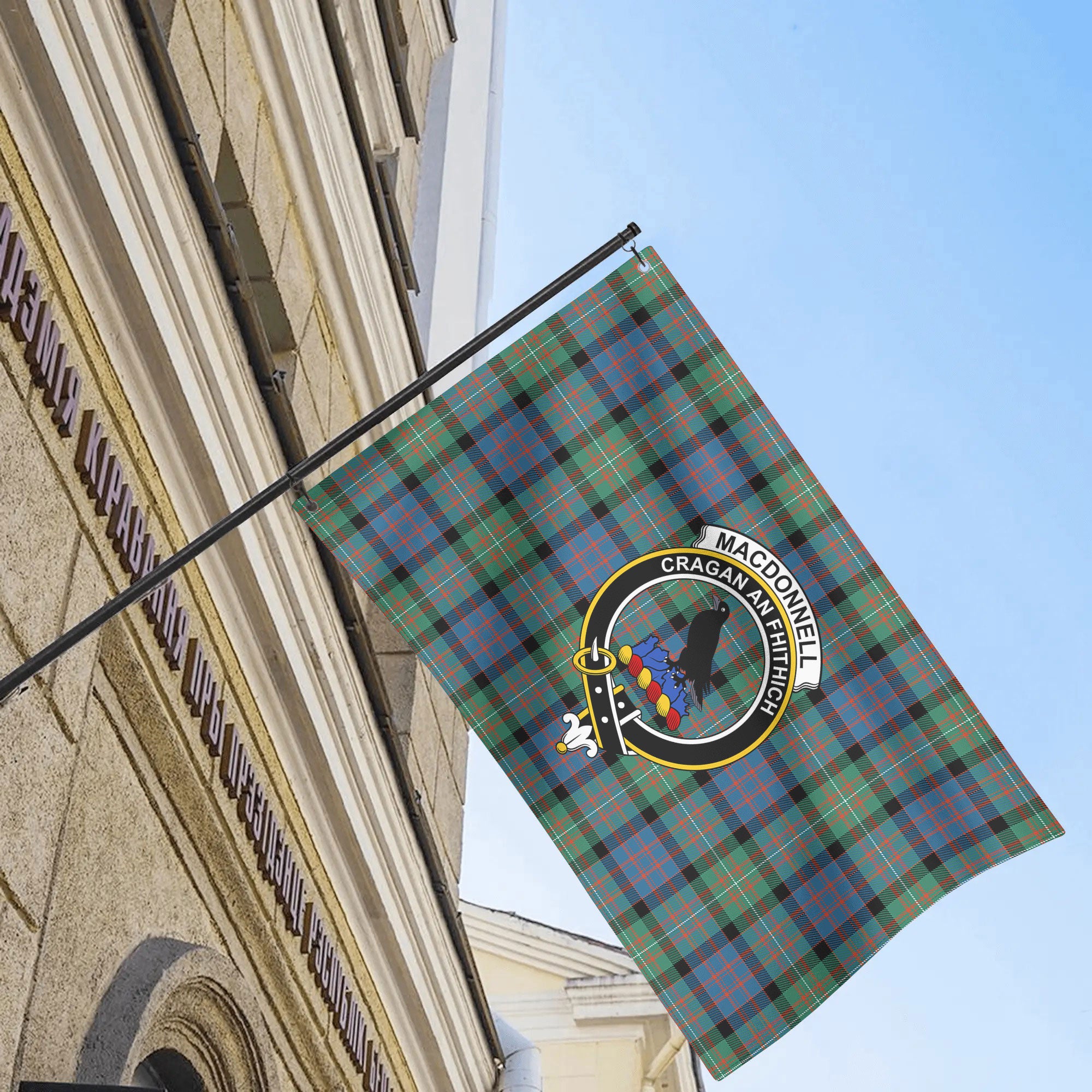 MacDonnell of Glengarry Ancient Tartan Crest House Flag
