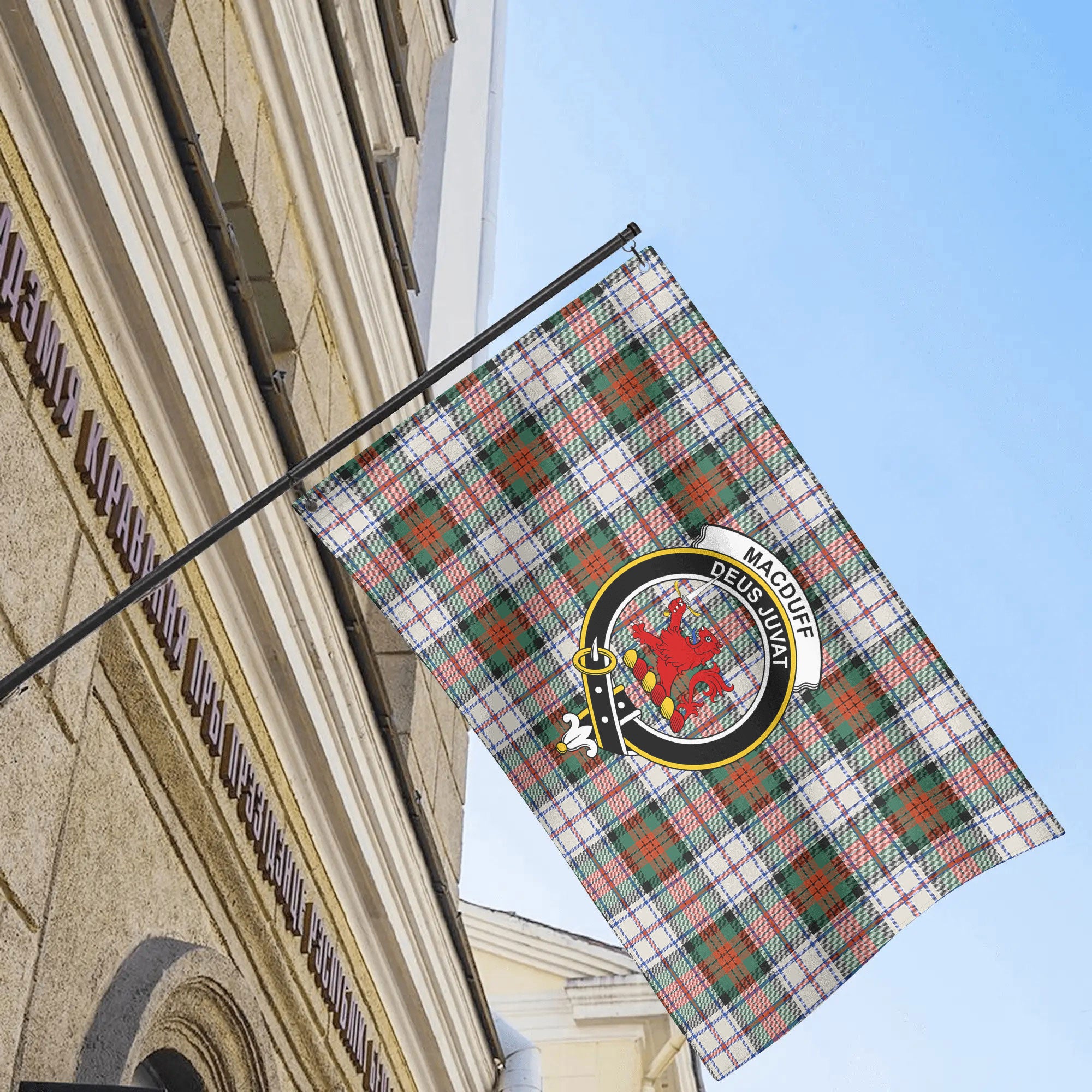 MacDuff Dress Ancient Tartan Crest House Flag