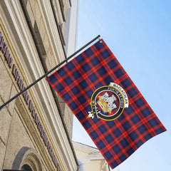 MacLachlan Modern Tartan Crest House Flag
