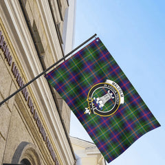 Malcolm (or MacCallum) Tartan Crest House Flag