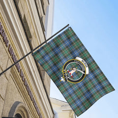 McRae Hunting Ancient Tartan Crest House Flag