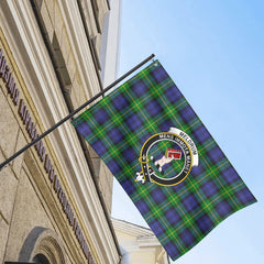Meldrum Tartan Crest House Flag