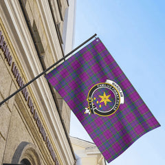 Wardlaw Modern Tartan Crest House Flag