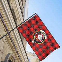 Wemyss Modern Tartan Crest House Flag