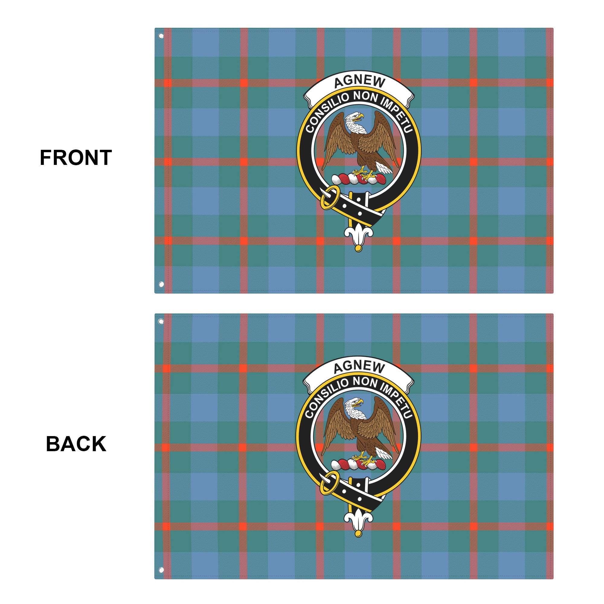 Agnew Ancient Tartan Crest House Flag