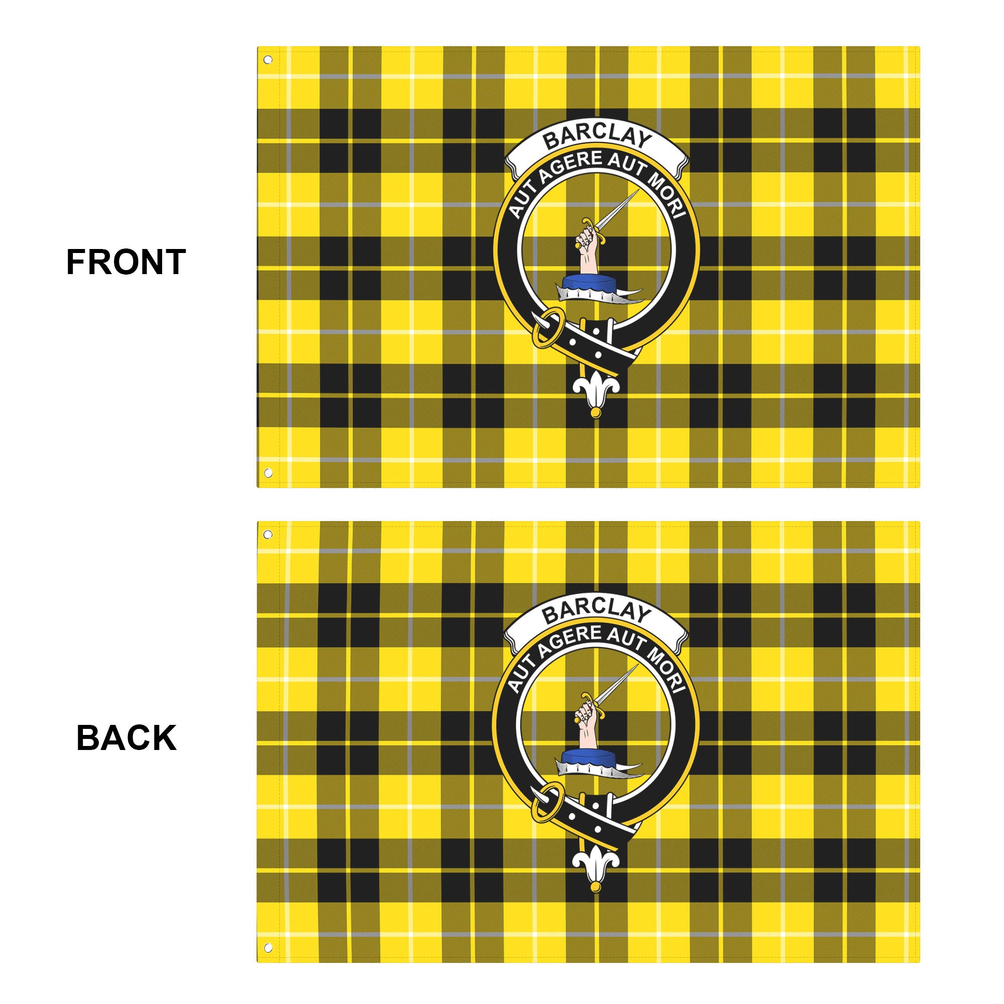 Barclay Dress Modern Tartan Crest House Flag