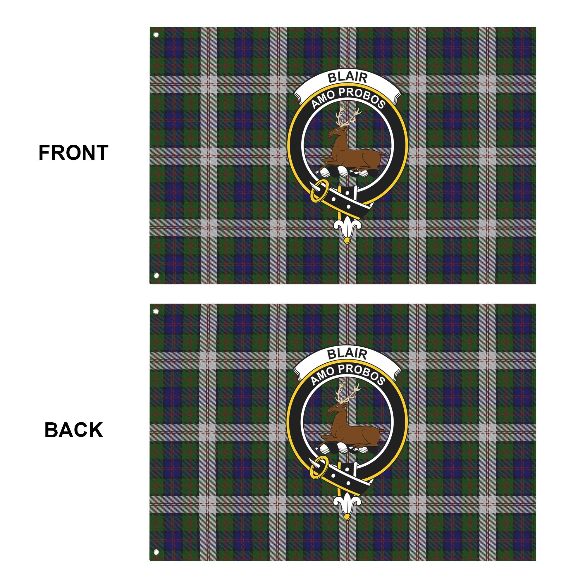 Blair Dress Tartan Crest House Flag