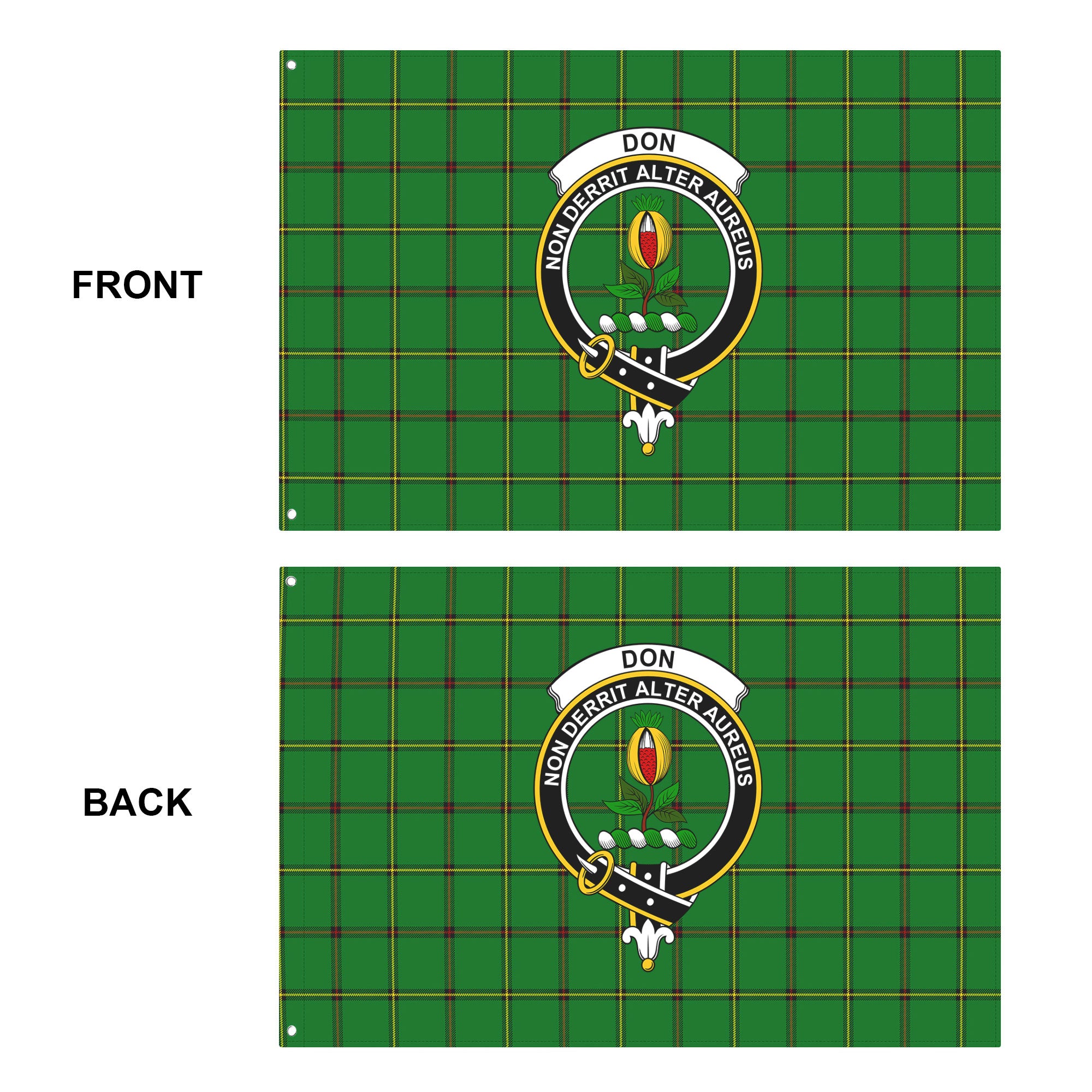 Don Tartan Crest House Flag