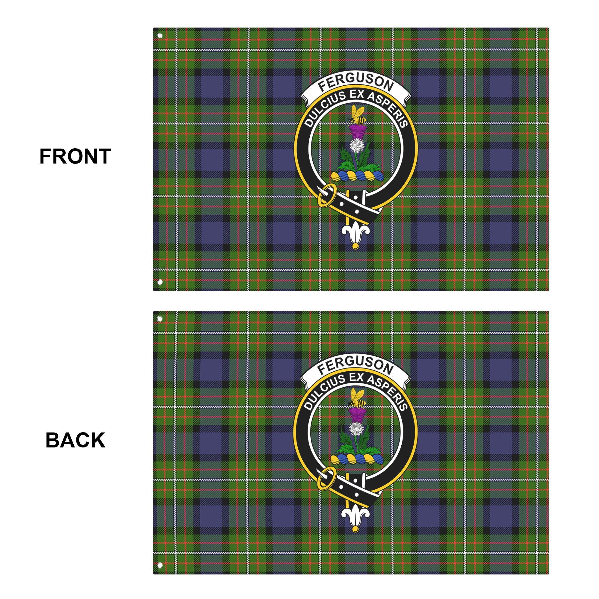 Ferguson Tartan Crest House Flag