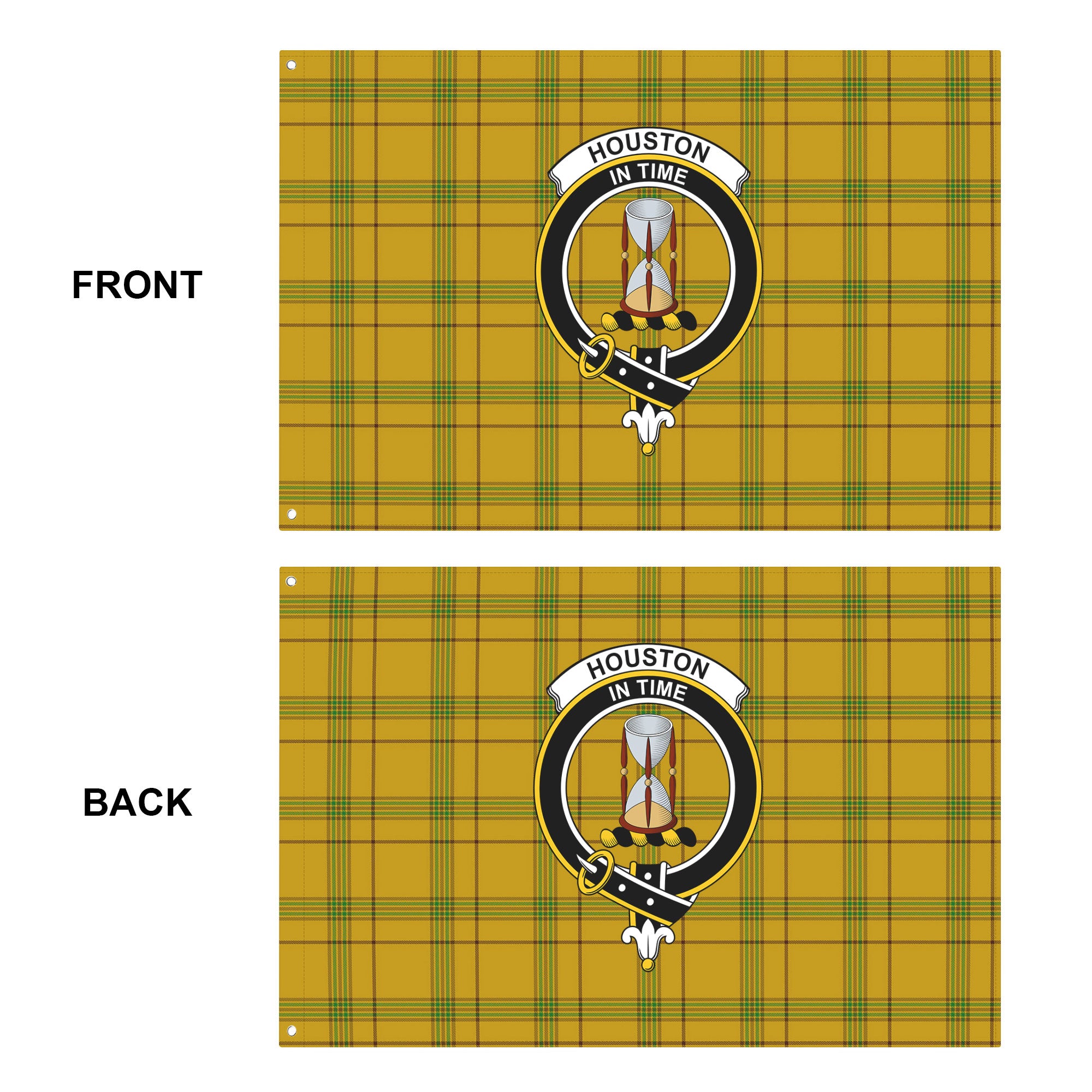 Houston Tartan Crest House Flag