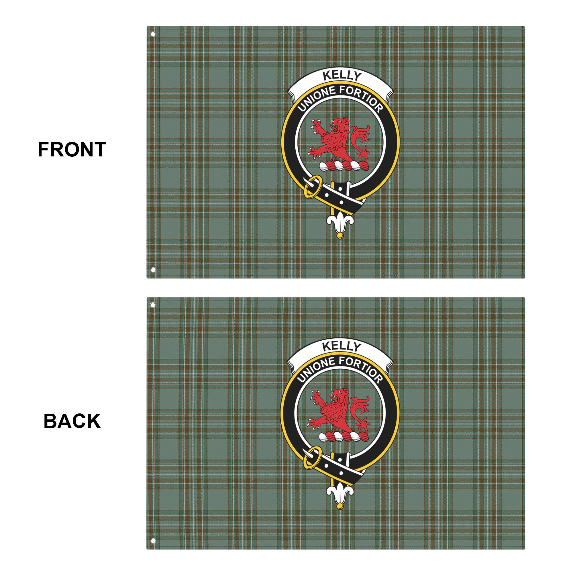 Kelly Dress Tartan Crest House Flag