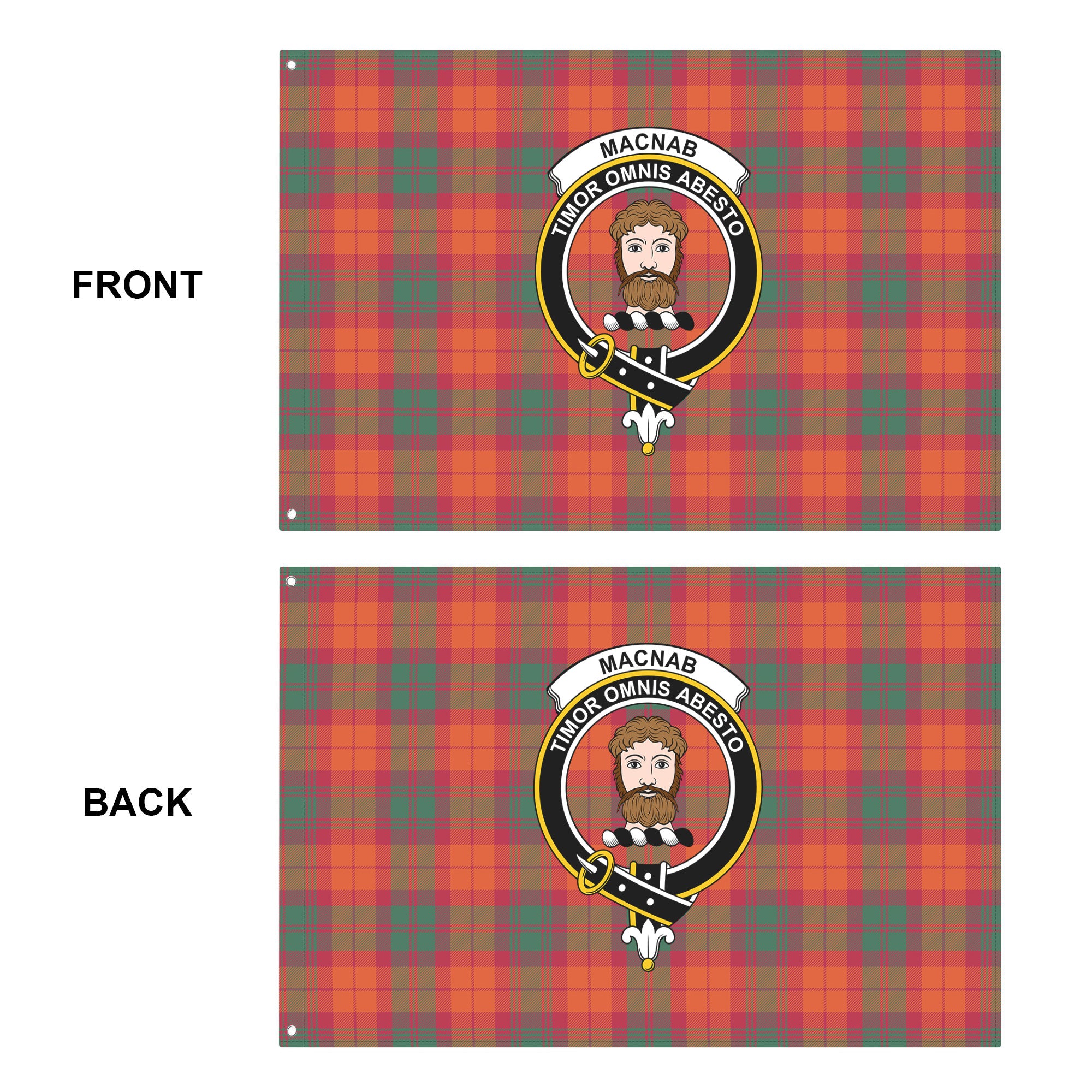 MacNab Ancient Tartan Crest House Flag