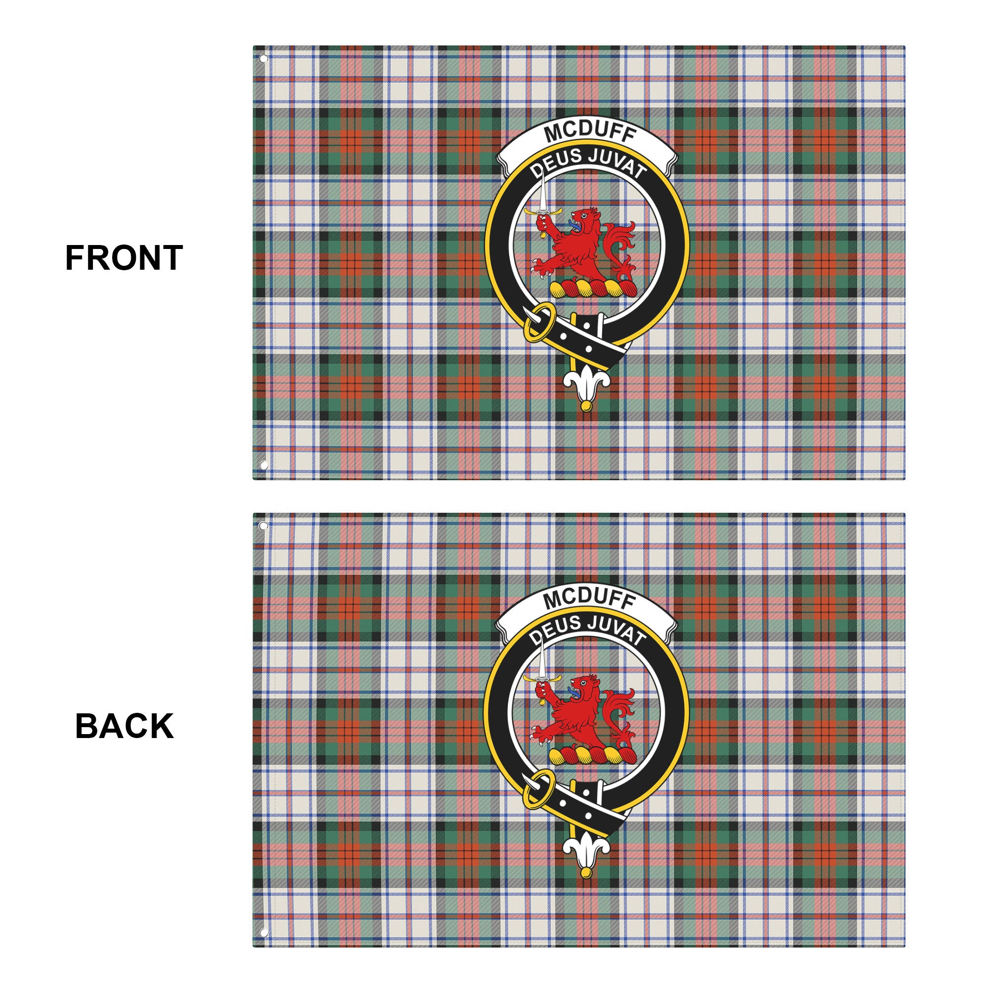 McDuff Dress Ancient Tartan Crest House Flag
