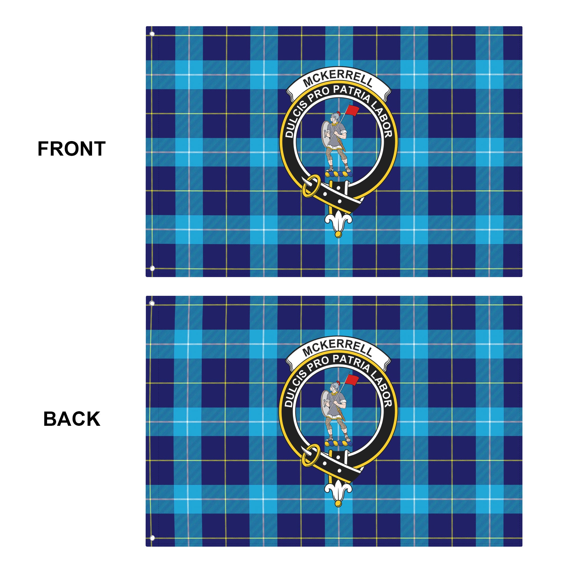 McKerrell Tartan Crest House Flag