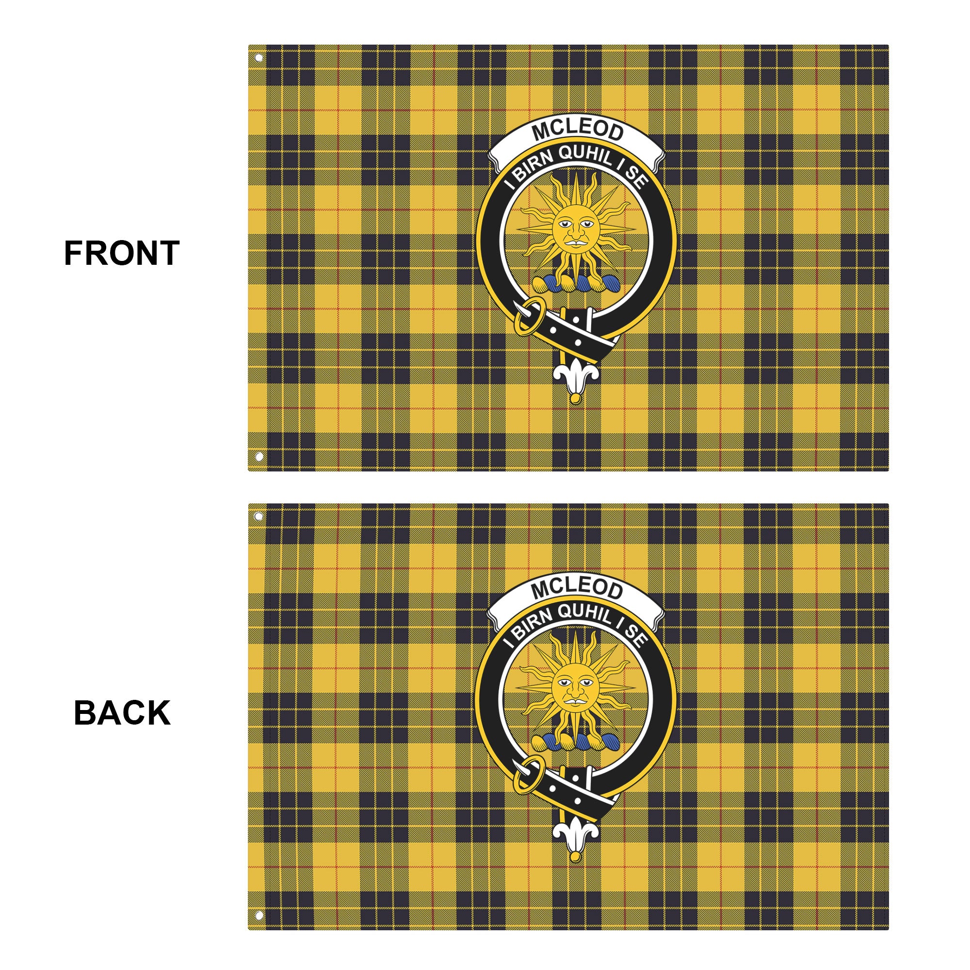 McLeod of Lewis Ancient Tartan Crest House Flag