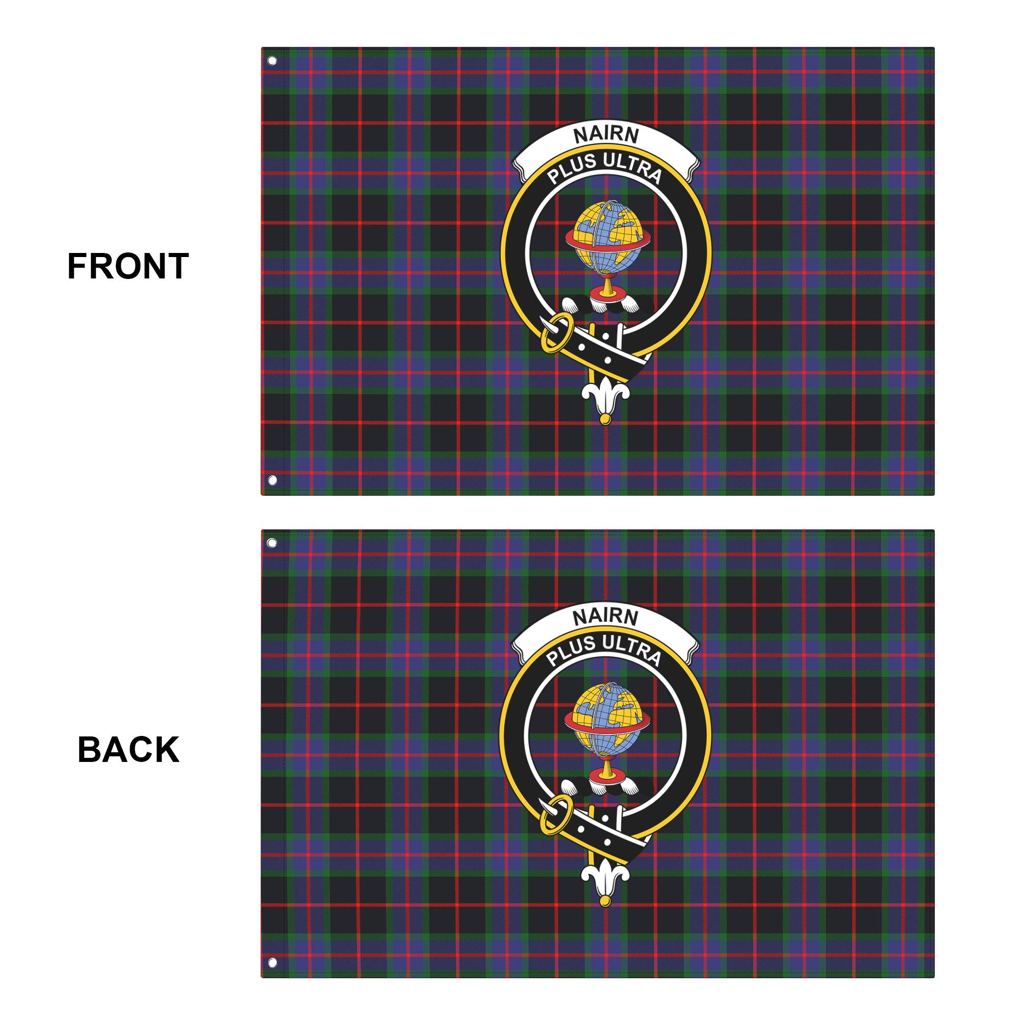 Nairn Tartan Crest House Flag