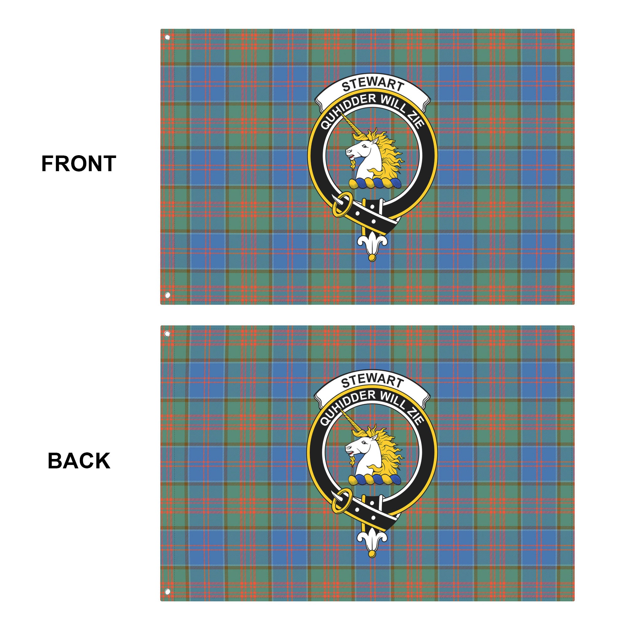 Stewart of Appin Hunting Ancient Tartan Crest House Flag