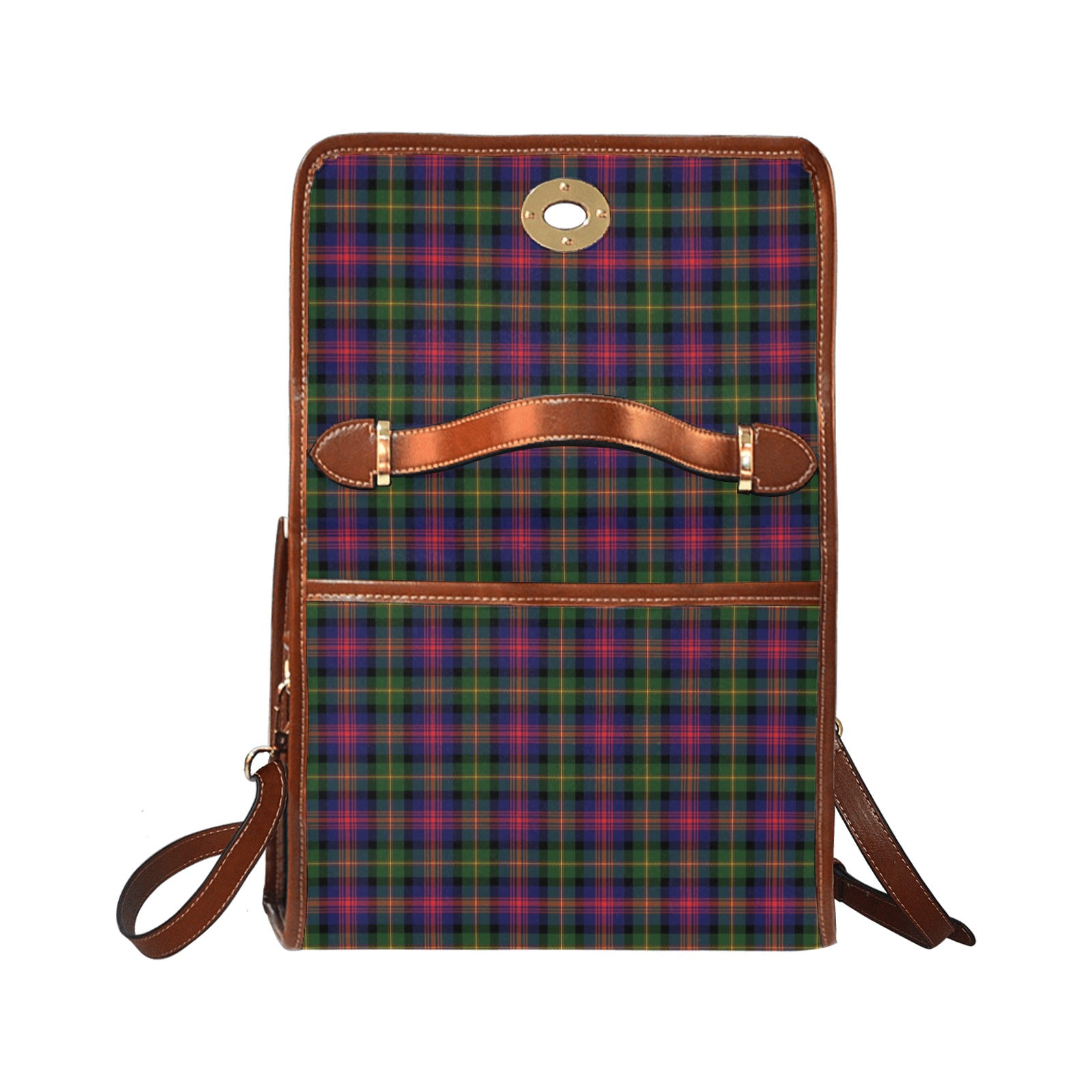 McLennan Modern Tartan Crest Canvas Bag