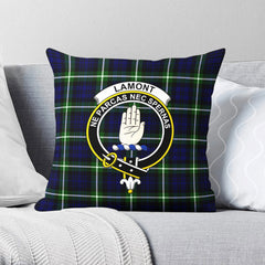 Lamont Modern Tartan Crest Pillow Cover