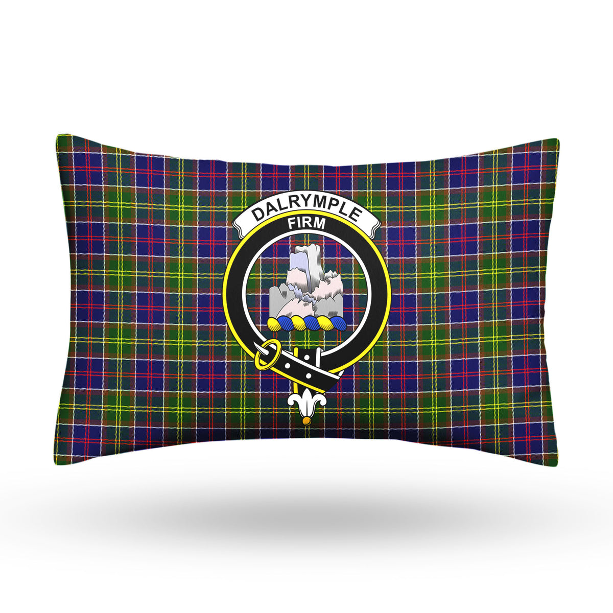 Dalrymple Tartan Crest Pillow Cover