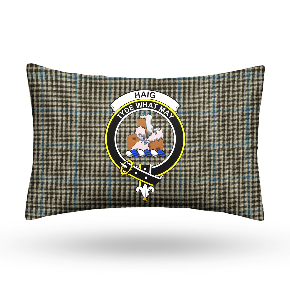Haig Check Tartan Crest Pillow Cover