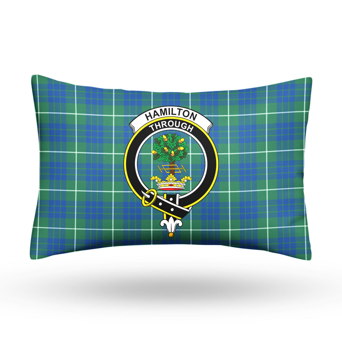 Hamilton Hunting Ancient Tartan Crest Pillow Cover