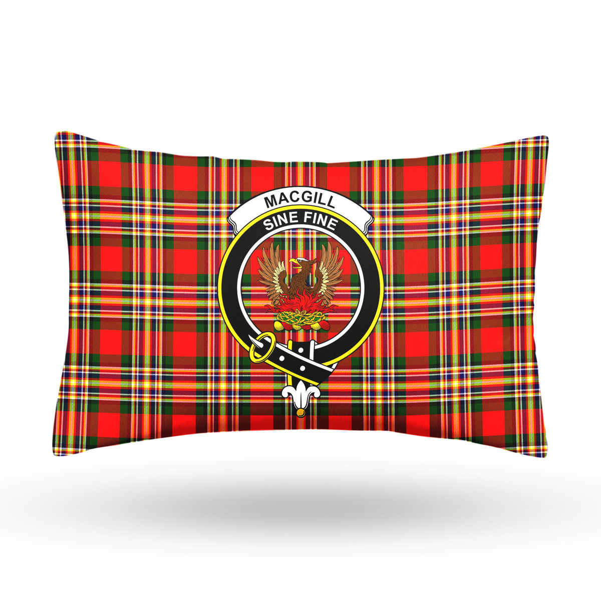 MacGill Modern Tartan Crest Pillow Cover