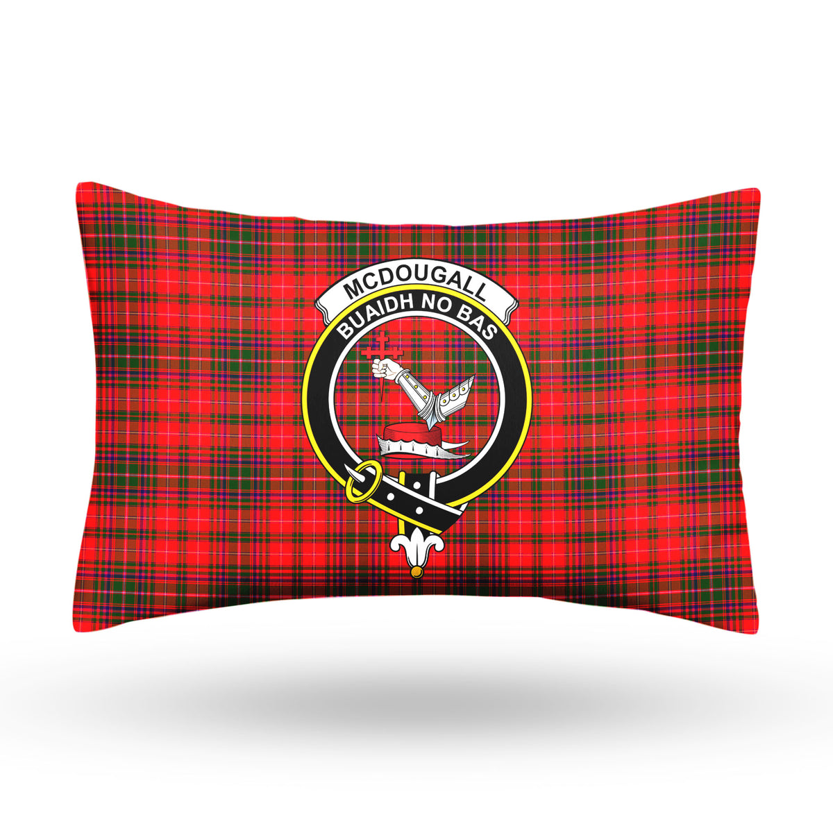 McDougall Modern Tartan Crest Pillow Cover