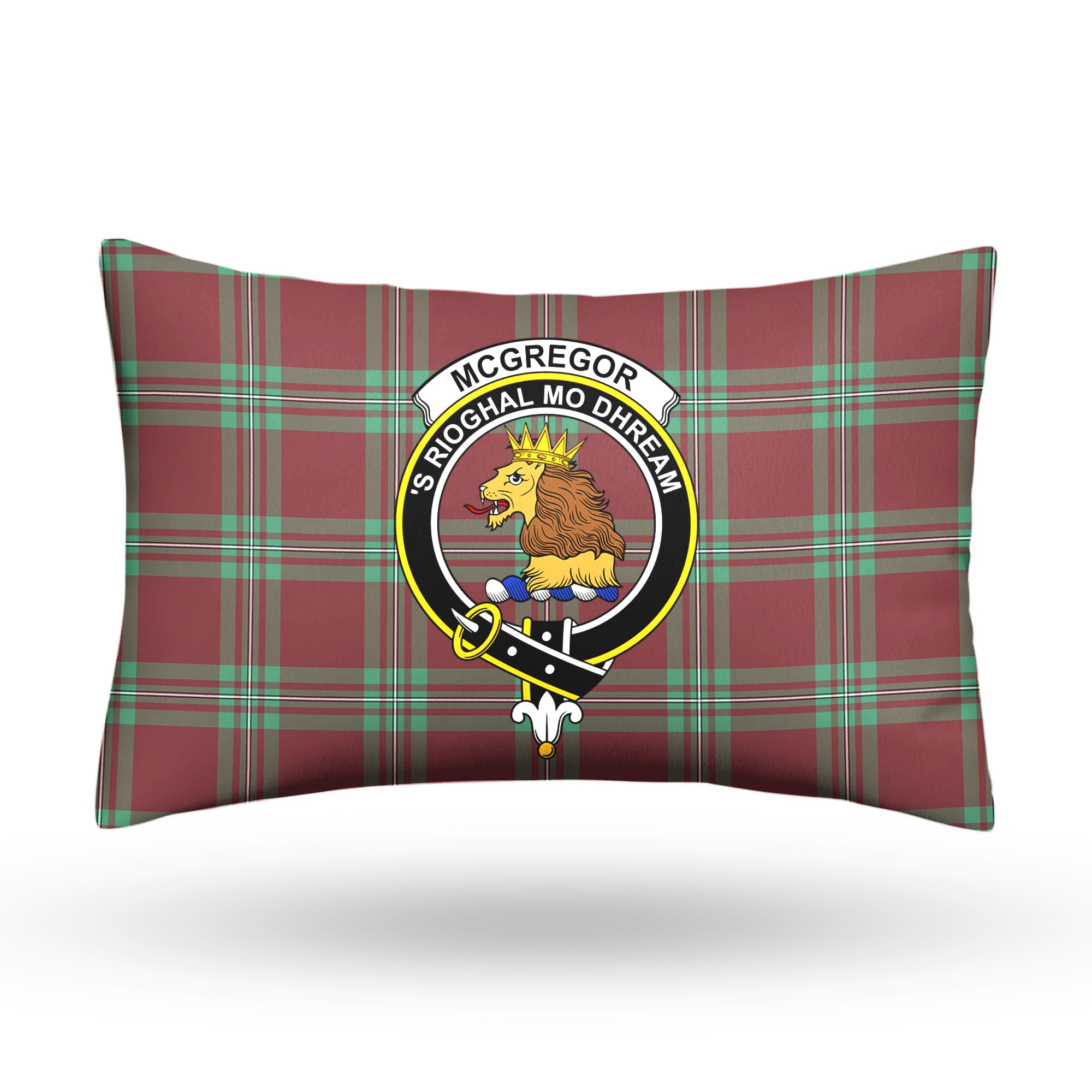McGregor Hunting Ancient Tartan Crest Pillow Cover