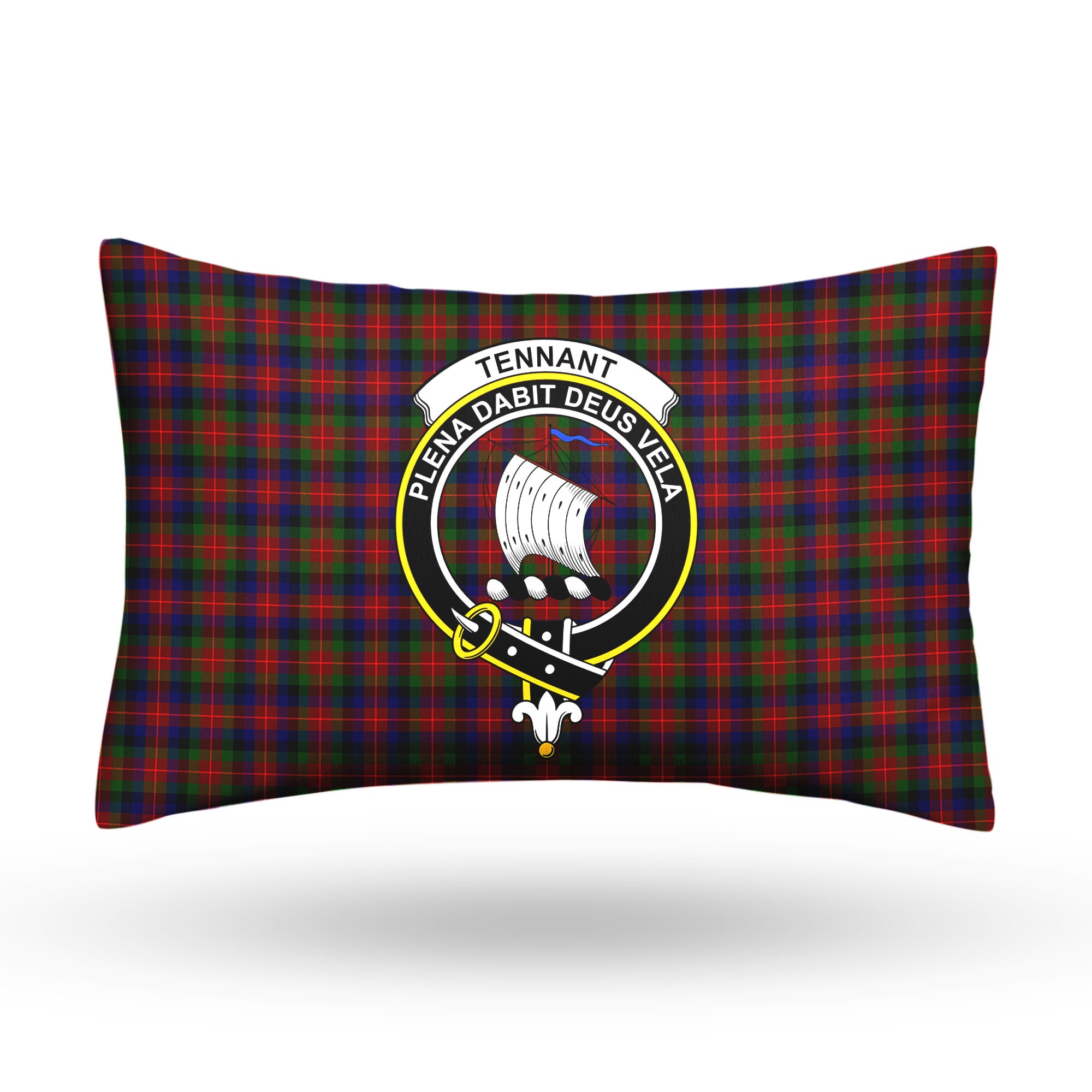 Tennant Tartan Crest Pillow Cover