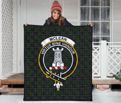 McLean Hunting Tartan Crest Quilt