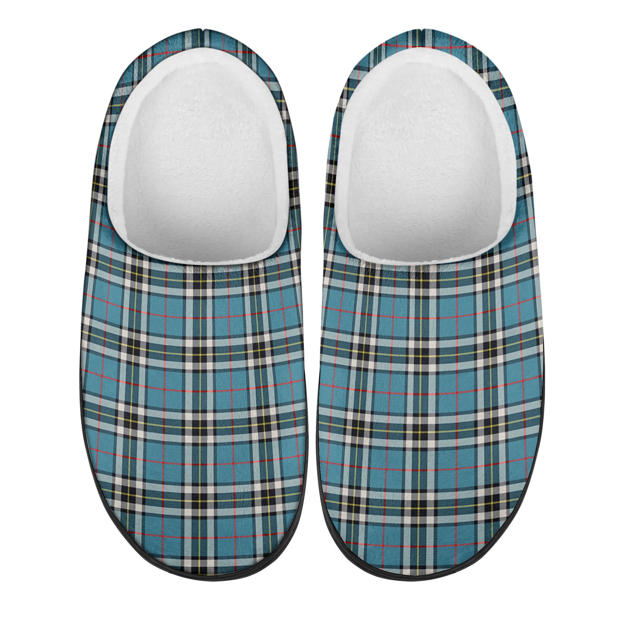 Thomson Blue Tartan Slippers