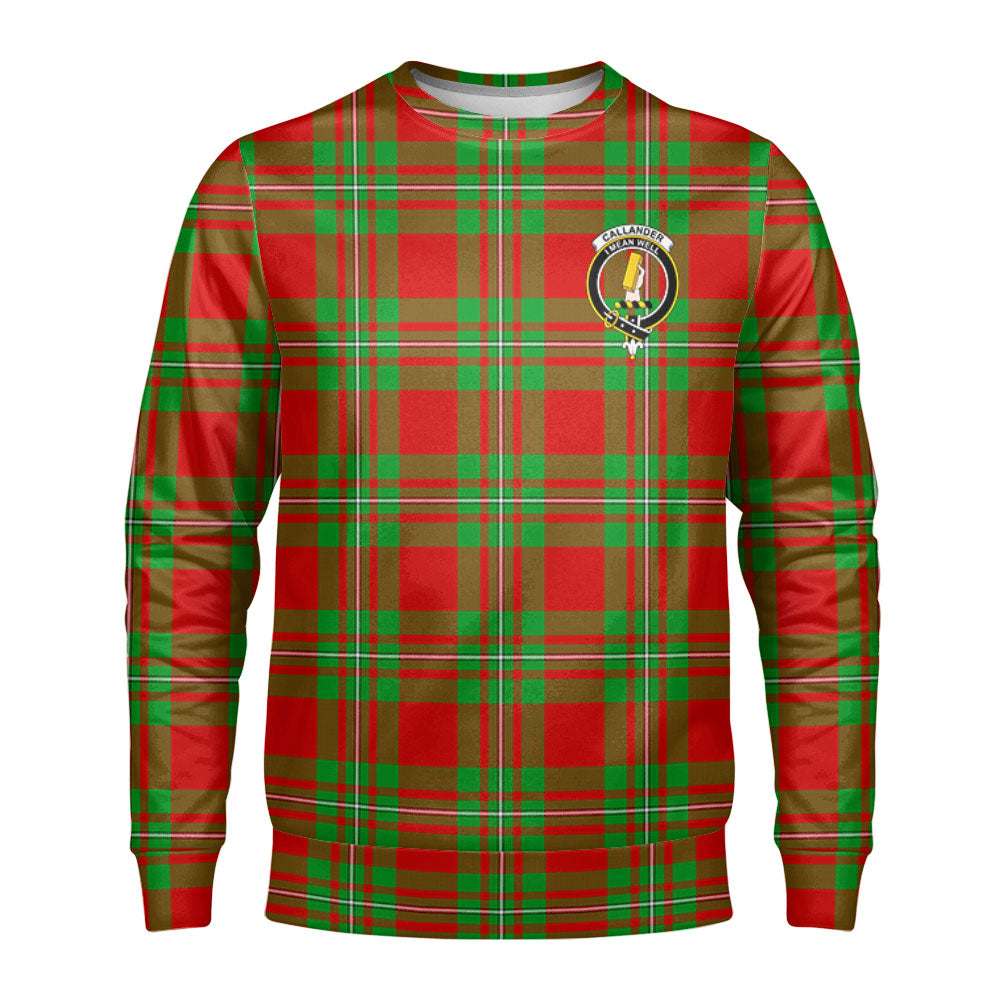Callander Tartan Crest Sweatshirt