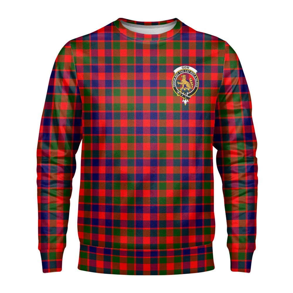 Gow (or McGouan) Tartan Crest Sweatshirt